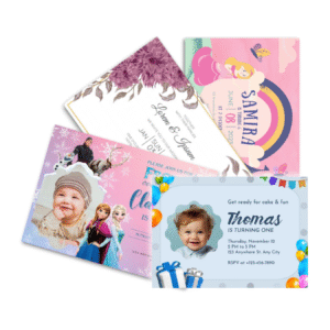 Invitation with White Envelope