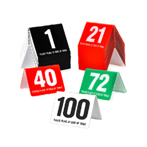 Acrylic Table Top Number