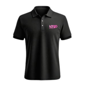 Polo Shirt with DTF Print (Logo Size)